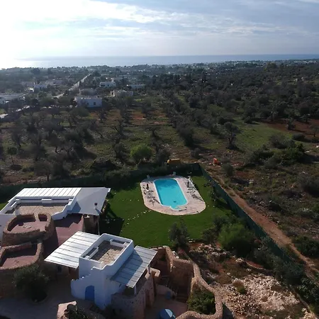Detached Trullo Estate In Torre Suda Willa